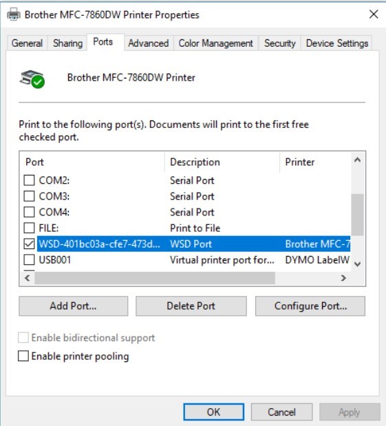 SOLVED What Is The Difference Between A TCP IP Printer Port And A WSD 