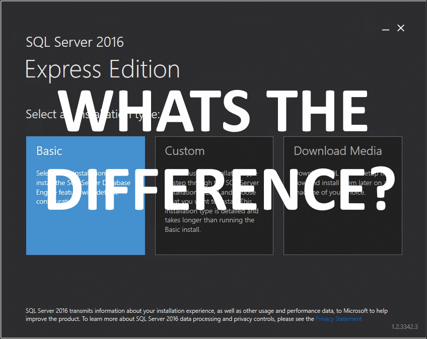 sql server express download 2016