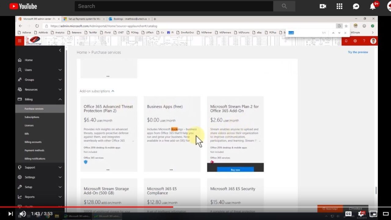 SOLVED: VIDEO: How To Enable Microsoft Bookings in Office365 | Up & Running  Technologies, Tech How To's