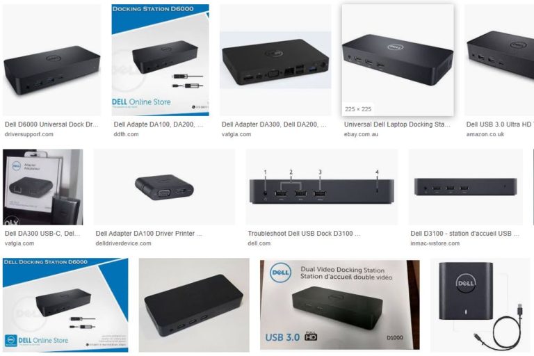 Dell D3100 D1000 D6000 DA100 Docks