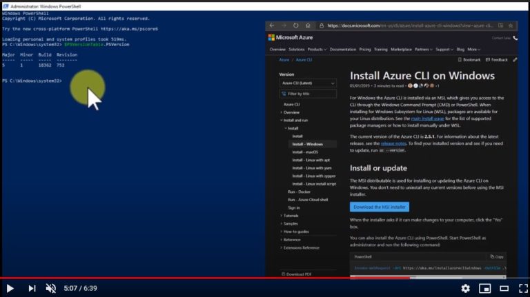 PowerShell Connect To AzureAD AzureRM & AzureCLI Command Line