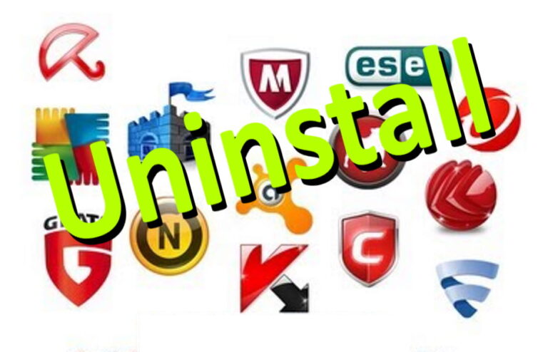 uninstall mcafee sophos eset norton kaspersky antivirus