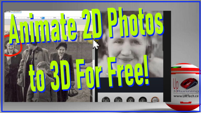 animate 2d photos to 3d movies for free