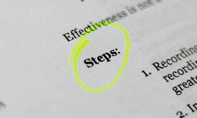 effectiveness steps brads guideline