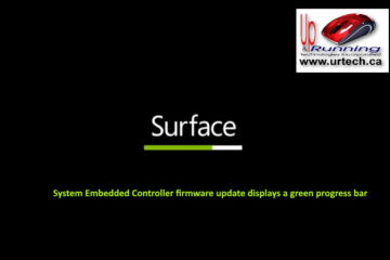 microsoft surface - green bar under surface means System Embedded Controller firmware update displays a green progress bar