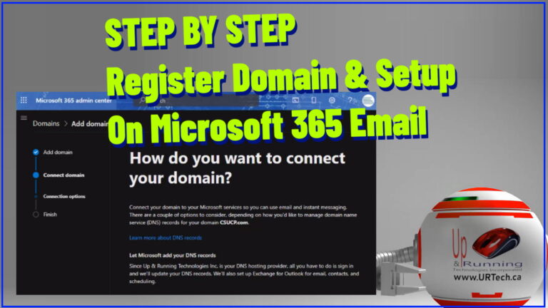 STEP BY STEP Register Domain & Setup On Microsoft 365 Email