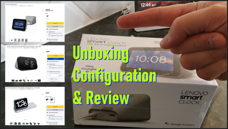 lenovo smart clock unboxing configuration and review