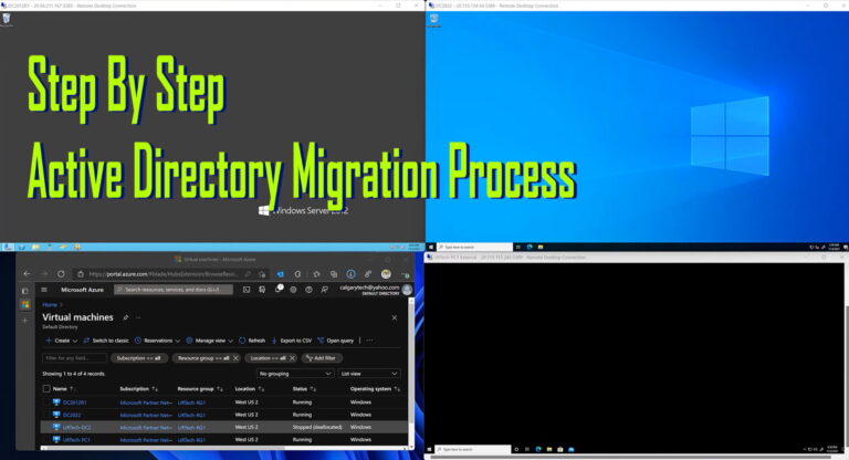 Step By Step Active Directory Migration Process