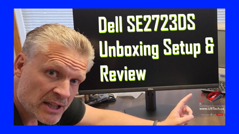 Dell SE2723DS Unboxing Setup & Review