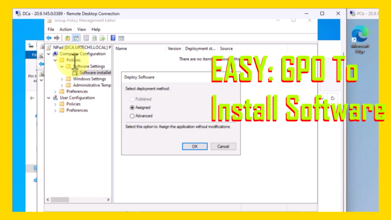 EASY GPO To Install Software