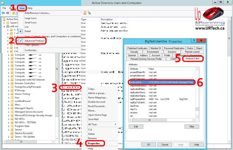 When a Password Was Last Changed In Active Directory