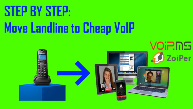 save money move home phone landline to voip ms and zoiper