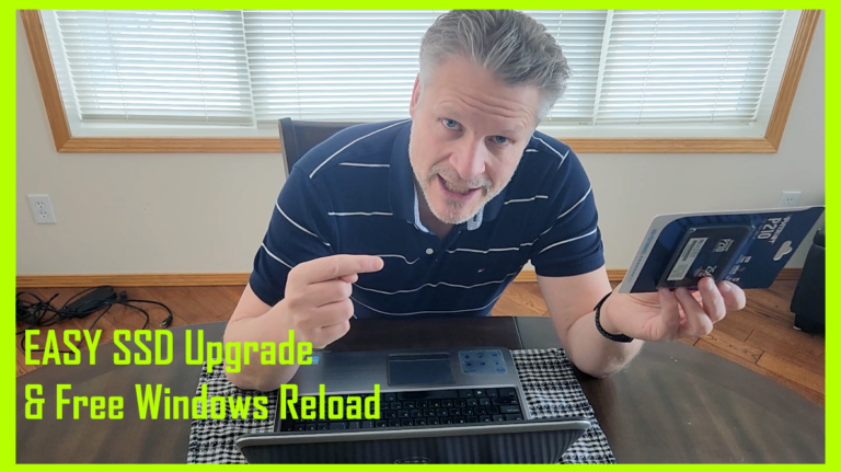 easy ssd upgrade and free windows reload