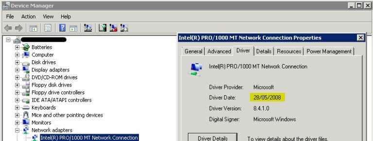 Event ID 50 and 56 - RDP X.224 Disconnect Errors - Intel Pro 1000 NIC