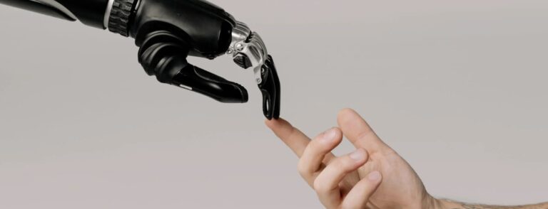 robot ai hand to human hand