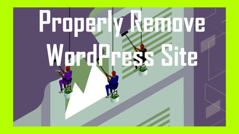 How To Properly Remove a WordPress Site From Your Hosting Provider Using cPanel Yellow 2