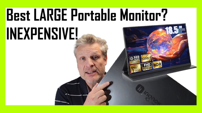 Ingnok 18 inch 1080P portable monitor review