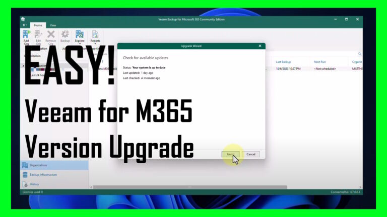 veeam for m365 version upgrade