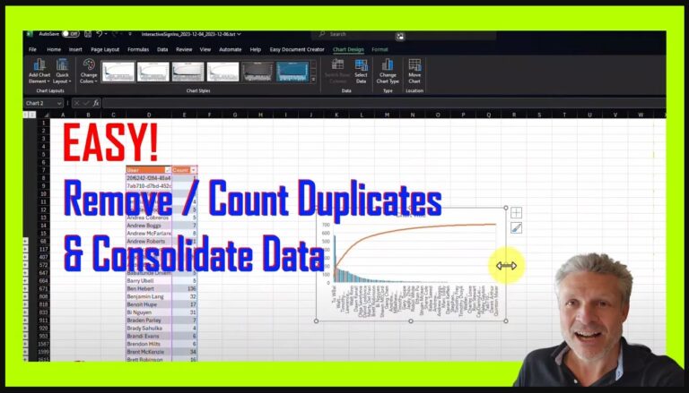 Count or Remove Duplicates & Consolidate Data in Excel