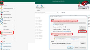 backup veeam configuration