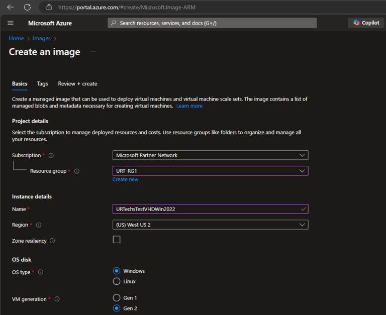 how to add an image to Azure