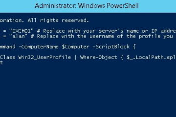 how to delete a user profile from a remote computer using powershell