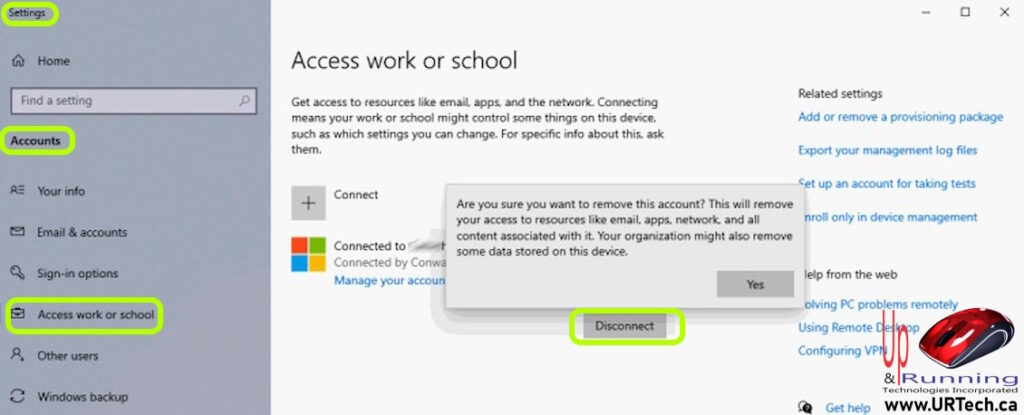 how to remove a computer from Azure AD - error computer name domain changes this device is joined to azure ad