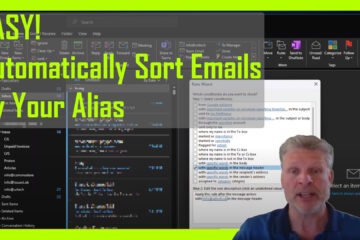 sort email into folders based on your email alias