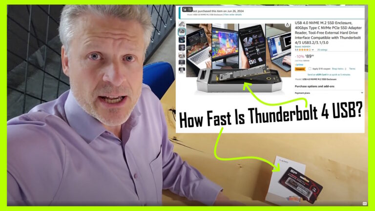 how fast is thunderbolt 4 usb with ssd maiwo silicon power ud90