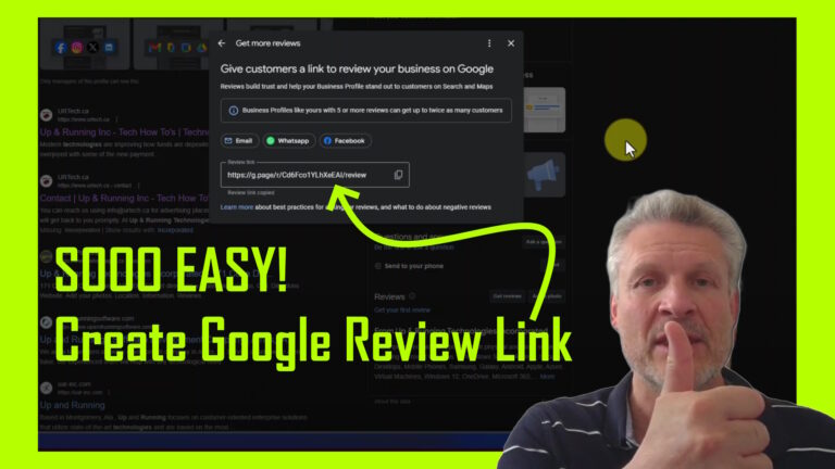 how to create a google review link