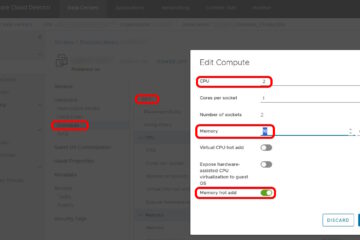 reducing core count or ram in vmware