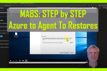 MABS Azure Backup Tutorial