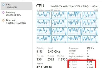 cpu l1 l2 l3 cache